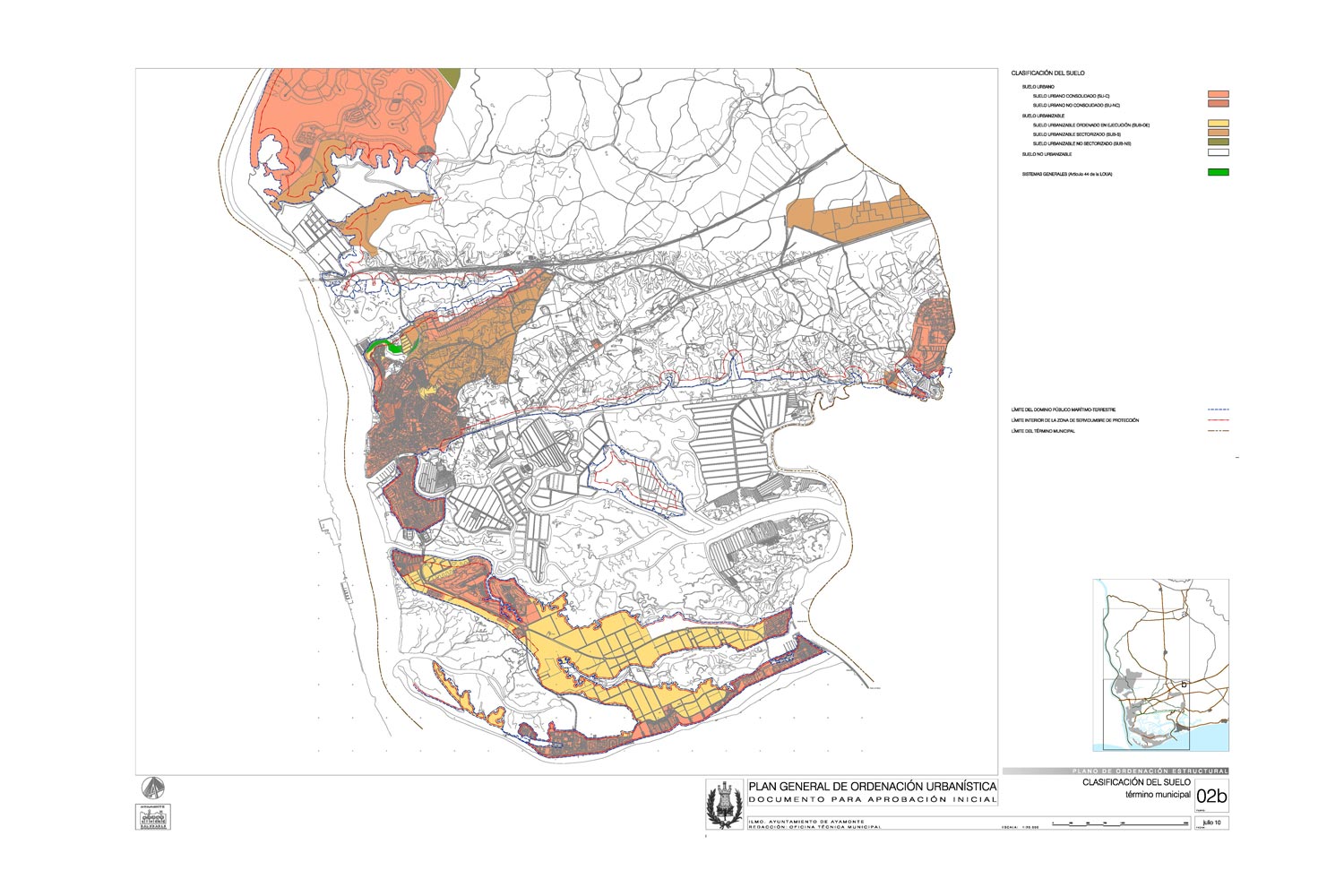 Plan General de Ordenacion Urbanistica (Ayamonte - Huelva)